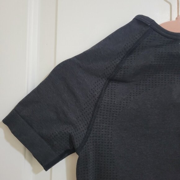 Gymshark Vital Seamless Short Sleeves T-Shirt Black Marl M - Picture 4 of 12